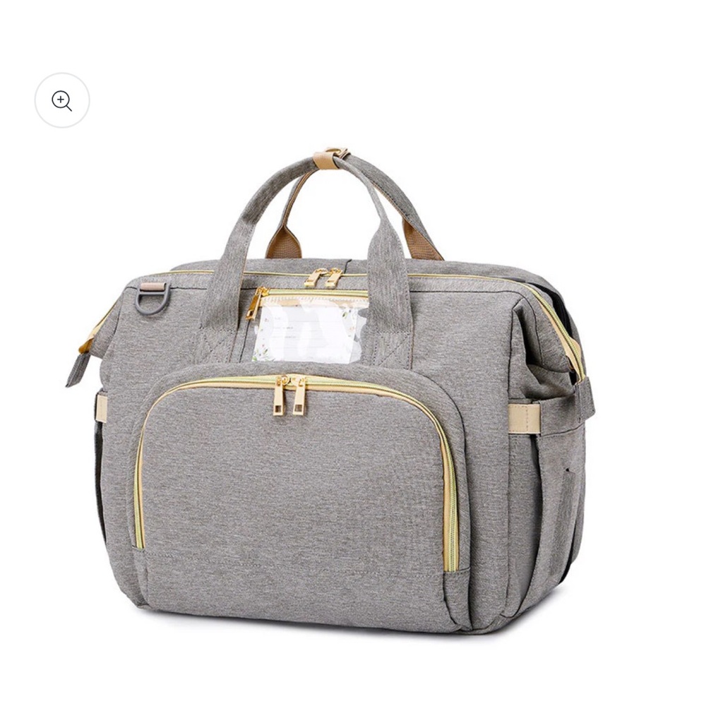 Baby Exo Diaper Bag Tote with Expandable Baby Bed